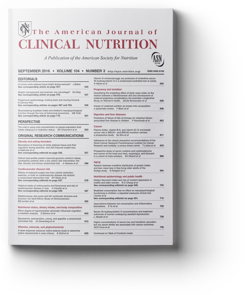 the American Journal of Clinical Nutrition - effect of the apolipoprotein E genotype