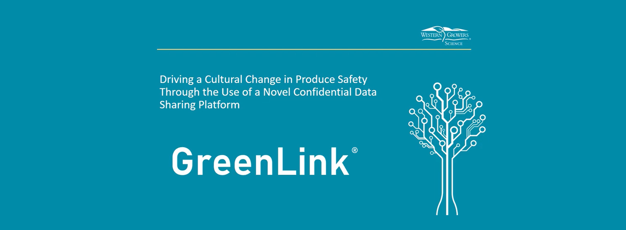 Driving cultural change in produce safety through a novel confidential data-sharing platform.