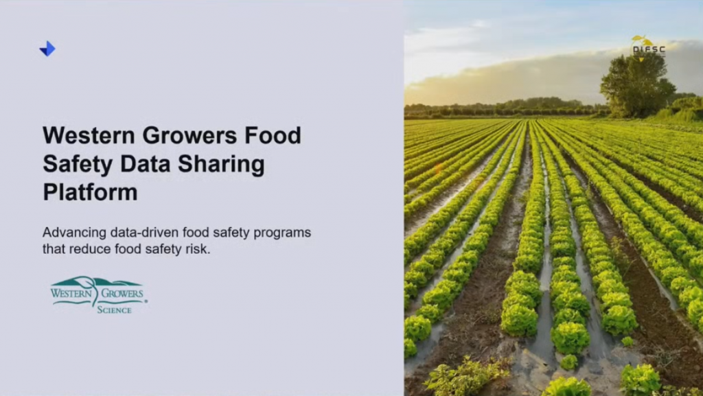 western growers food safety data sharing platform